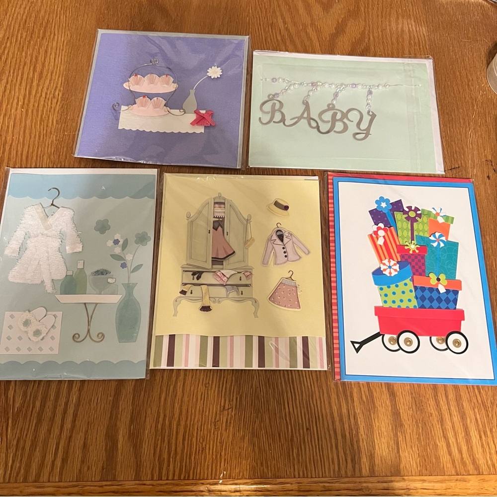 Bundle of 5 Specialty Greeting Cards